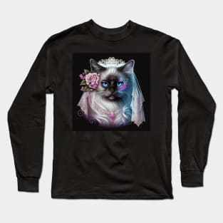 Saint Ragdoll Cat Long Sleeve T-Shirt